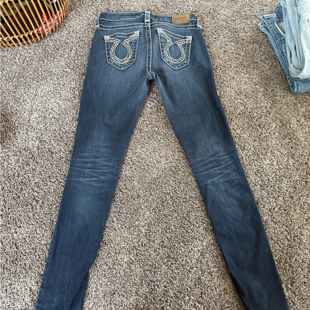 Big Star Dark Blue Skinny Jeans